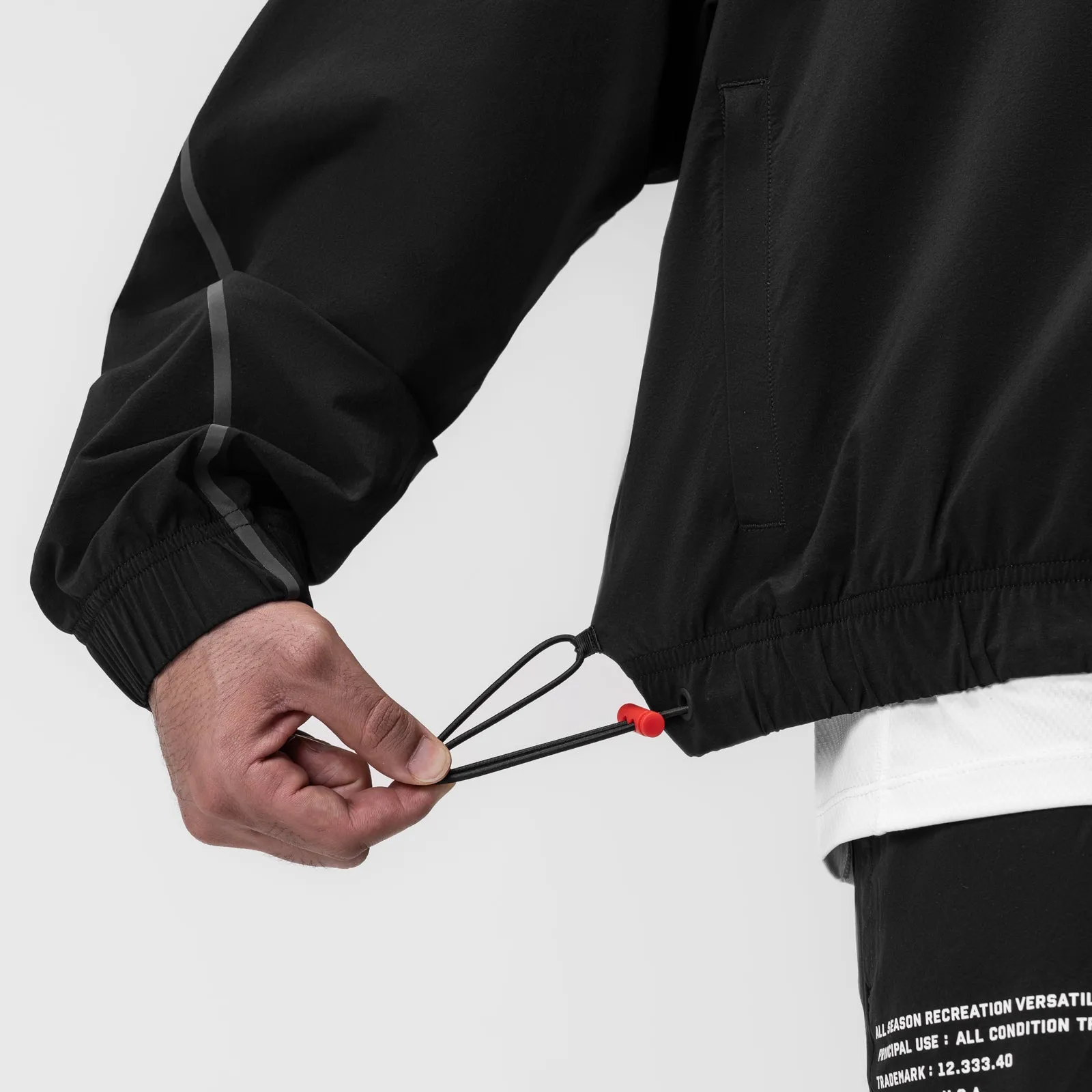 0950. Aerotex™ Track Jacket - Black/Black