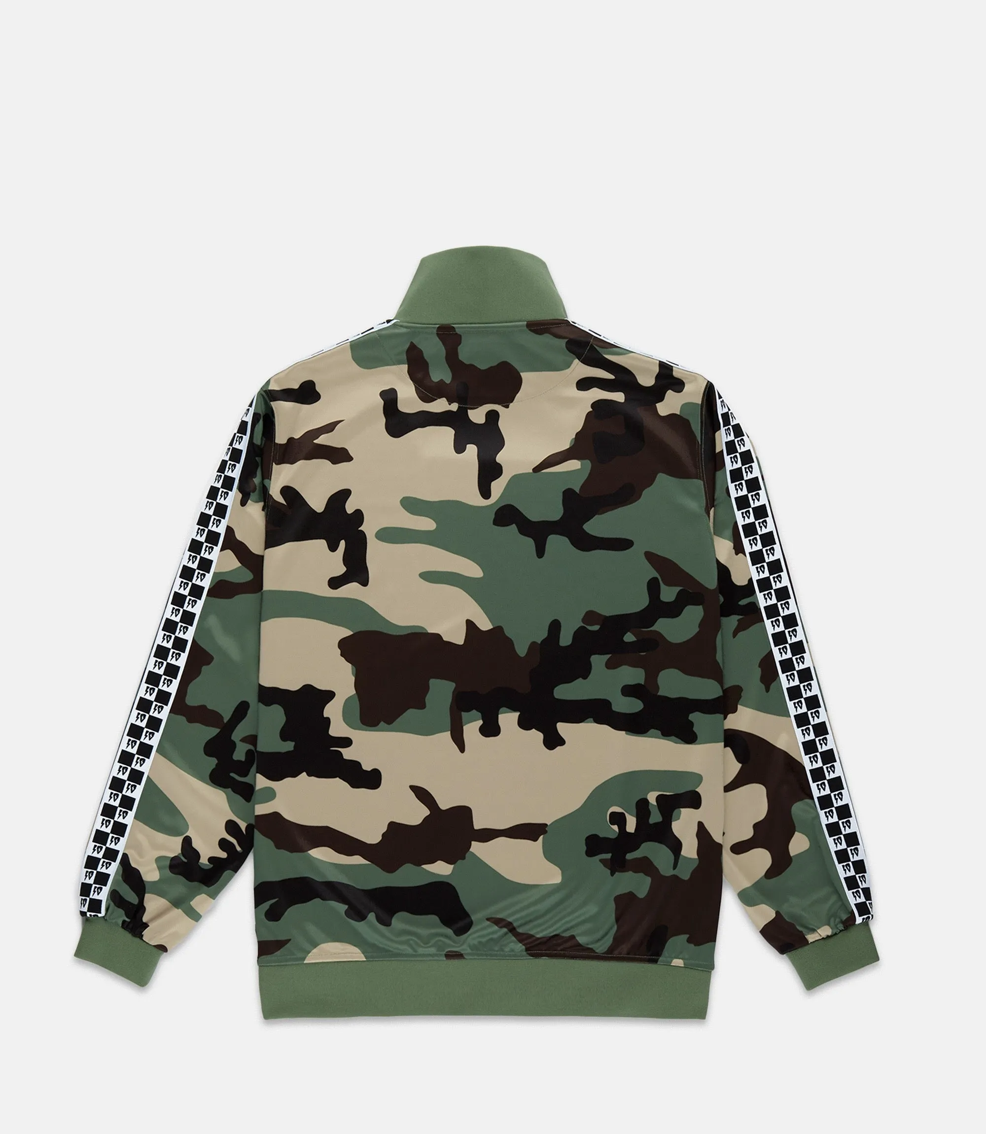 10 Deep Checkered Flag Track Jacket New Woodland