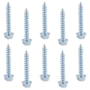 #14 x 1-1/2" E-Track Hex Head Wood Screw Pack (10 pk)