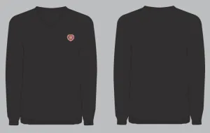 2024 Black V Neck Jumper