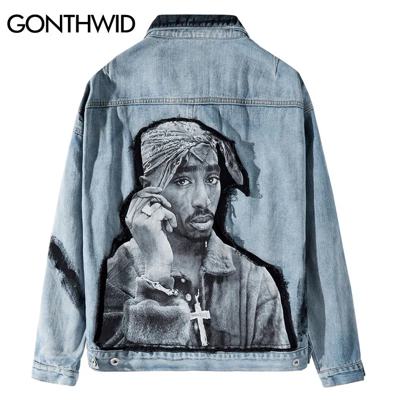 2PAC Tupac Shakur Denim Jacket