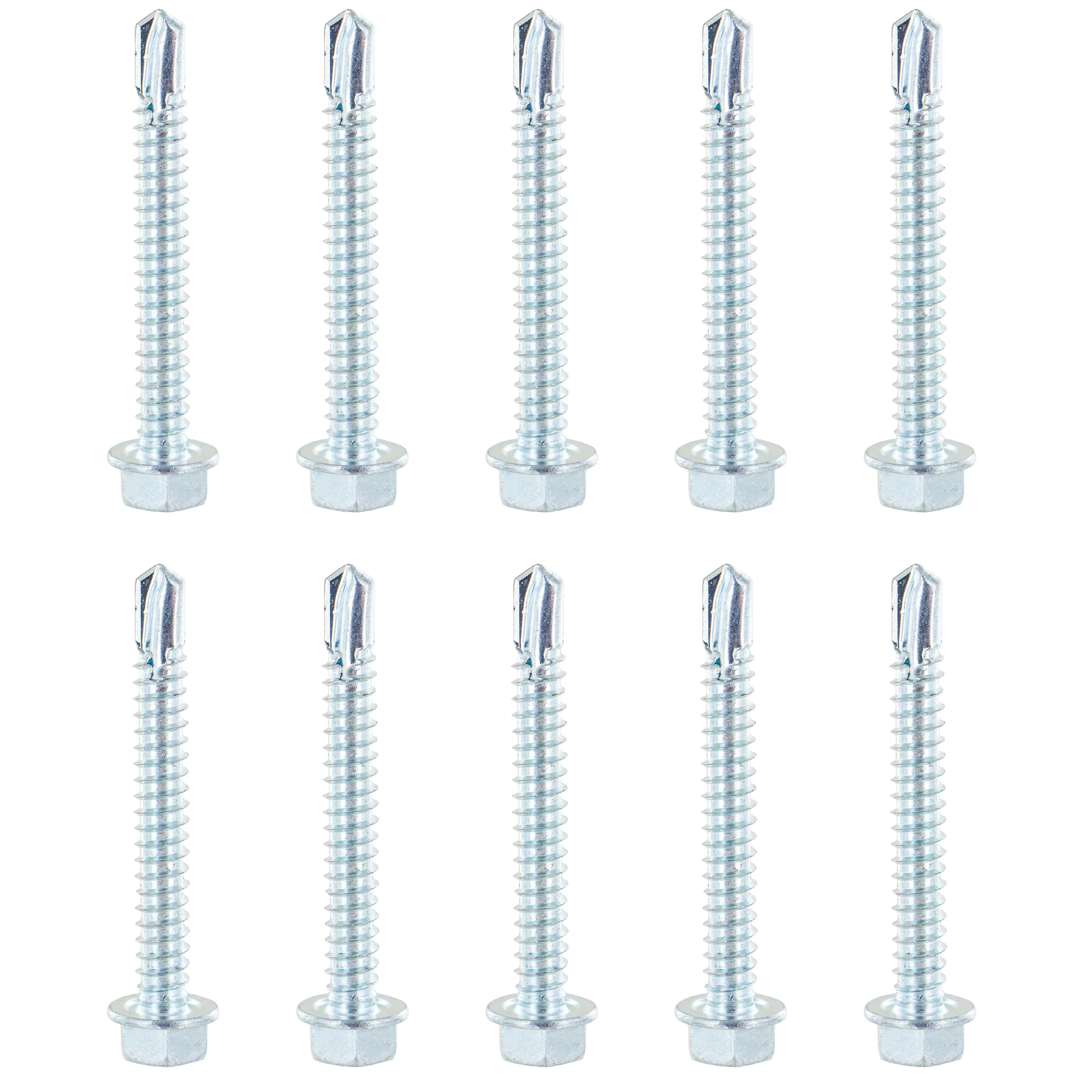 2" E-Track Hex Screw Pack w/ Self Drilling Tip (10 pk)