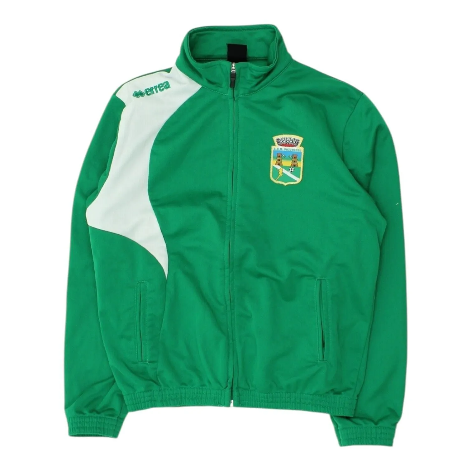 A.C.D Vazzolese Mens Green Errea Track Jacket | Vintage 90s Tracksuit Football