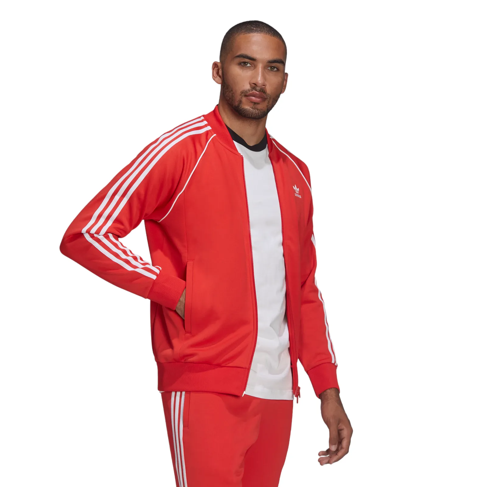 adidas Originals Adicolor Classics SST Superstar Track Jacket -  Vivid Red