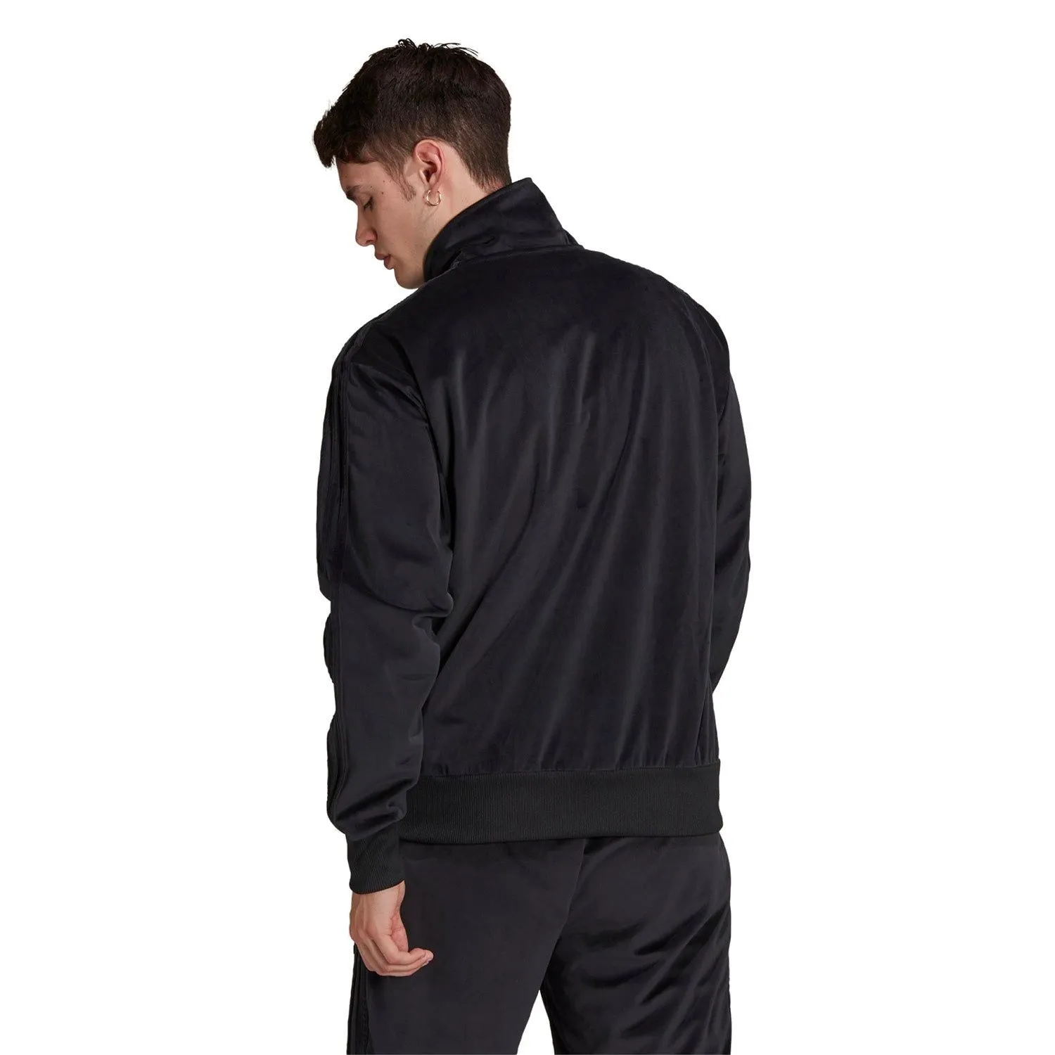 adidas Originals Adicolor Velour Firebird Track Jacket - Black