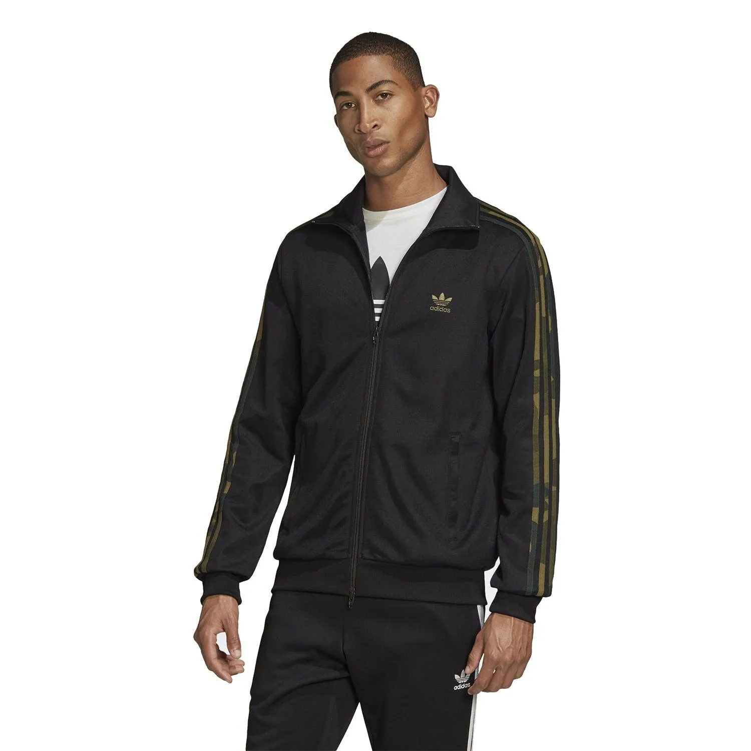 adidas Originals Camouflage Track Jacket - Black