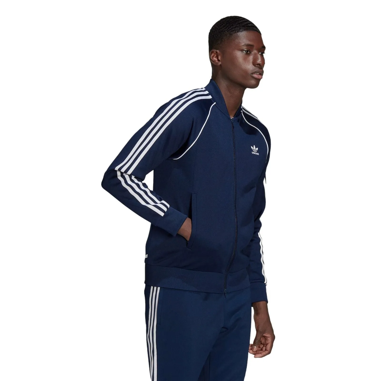 adidas Originals SST Superstar Track Top - Night Indigo / White