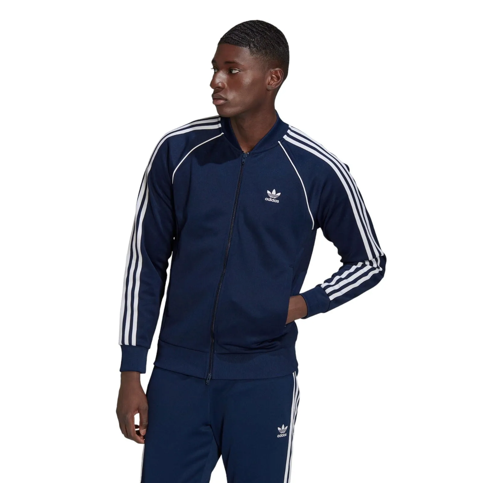 adidas Originals SST Superstar Track Top - Night Indigo / White