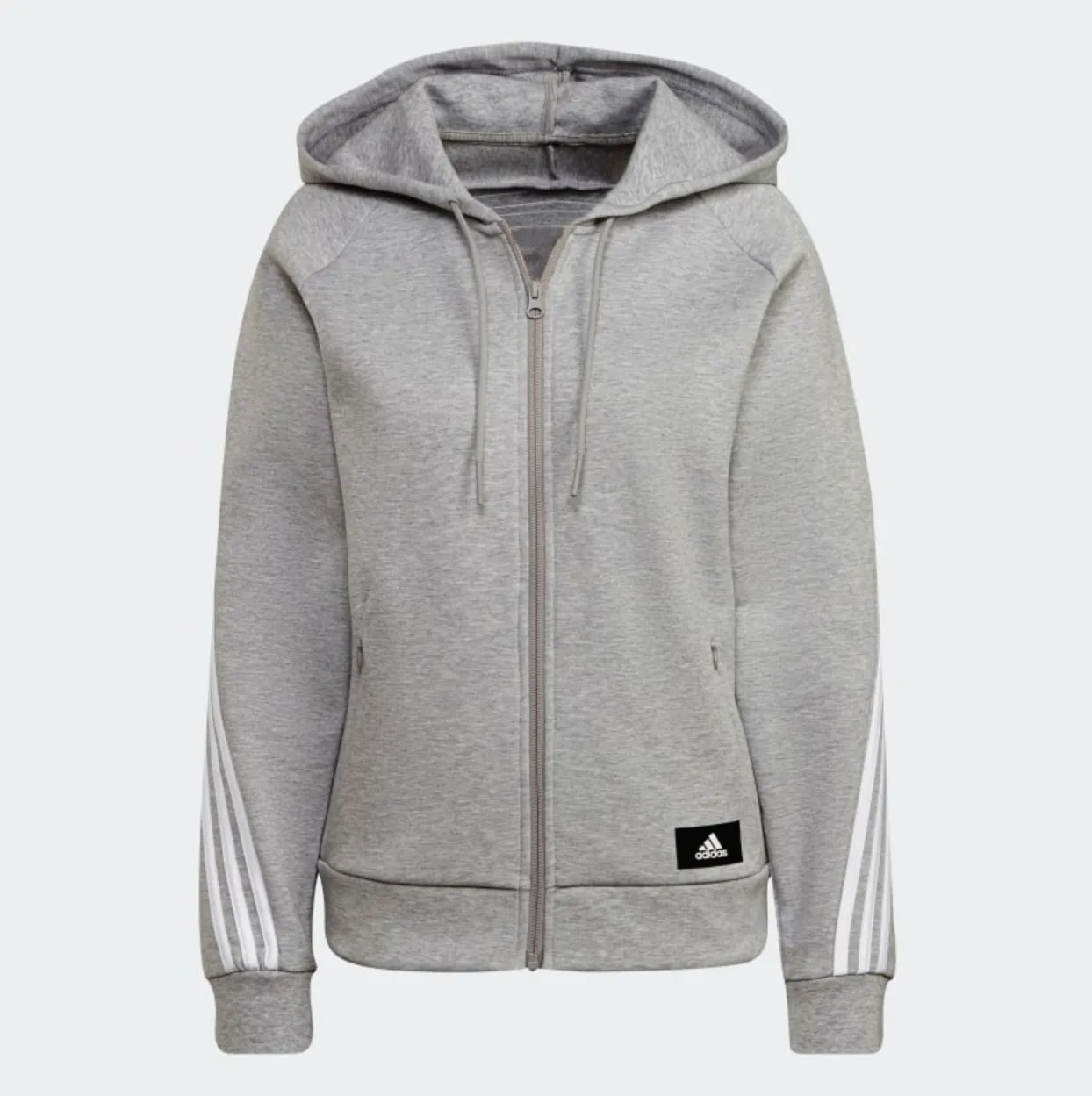 Adidas Sportswear Future Icons 3-Stripe Hooded Track Top Grey H51144