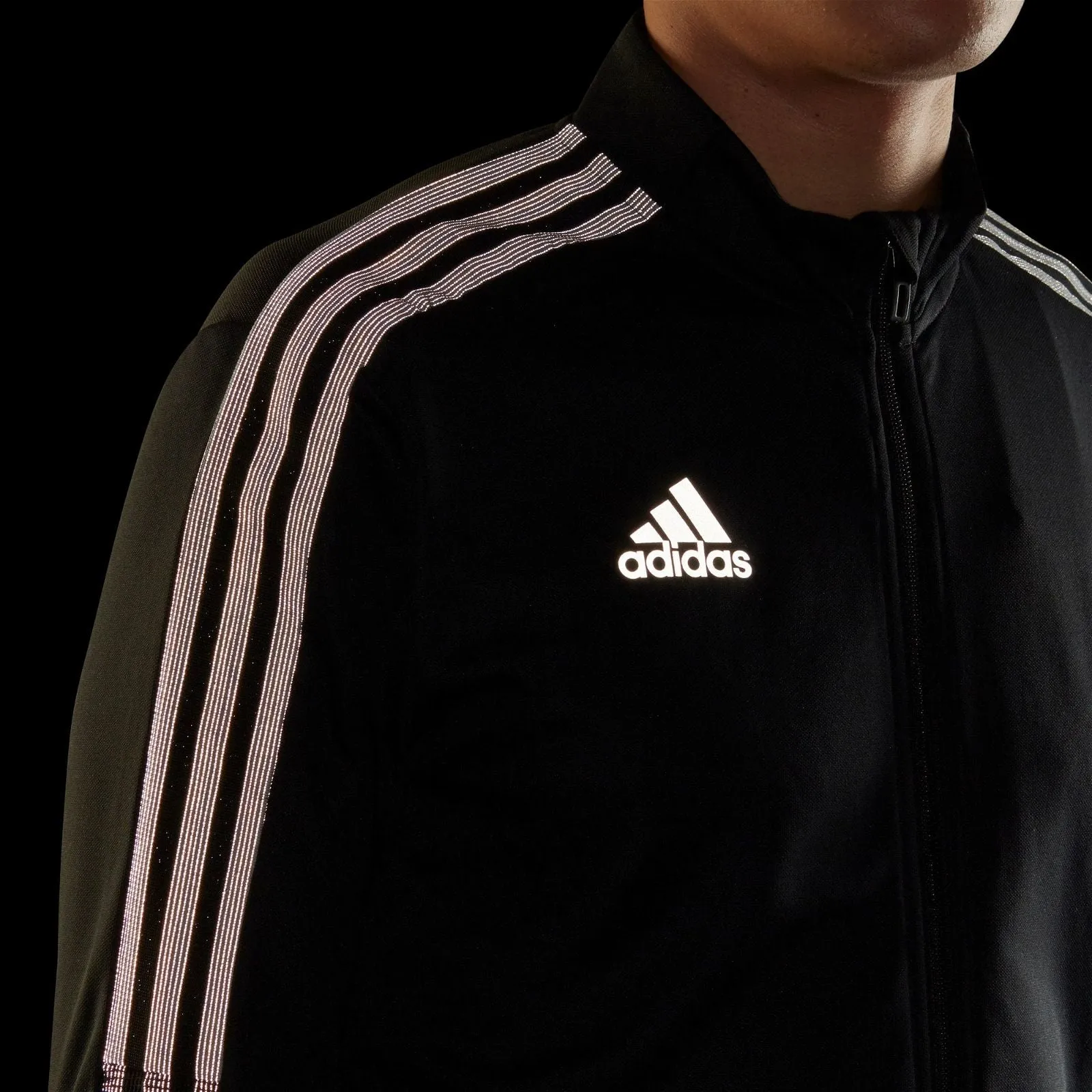 adidas Tiro Reflective Track Jacket - Black