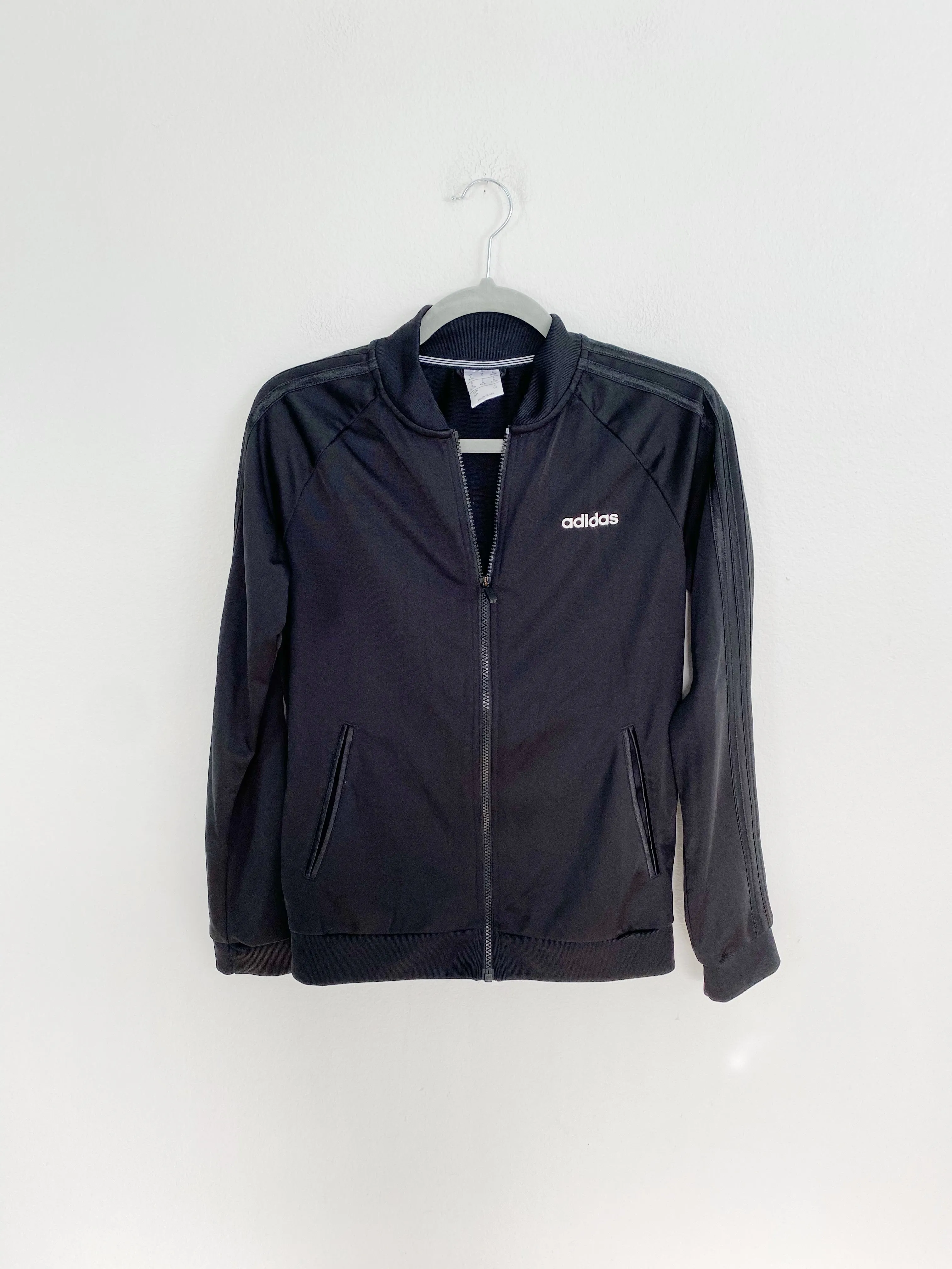 Adidas Track Jacket Matte Black size Small