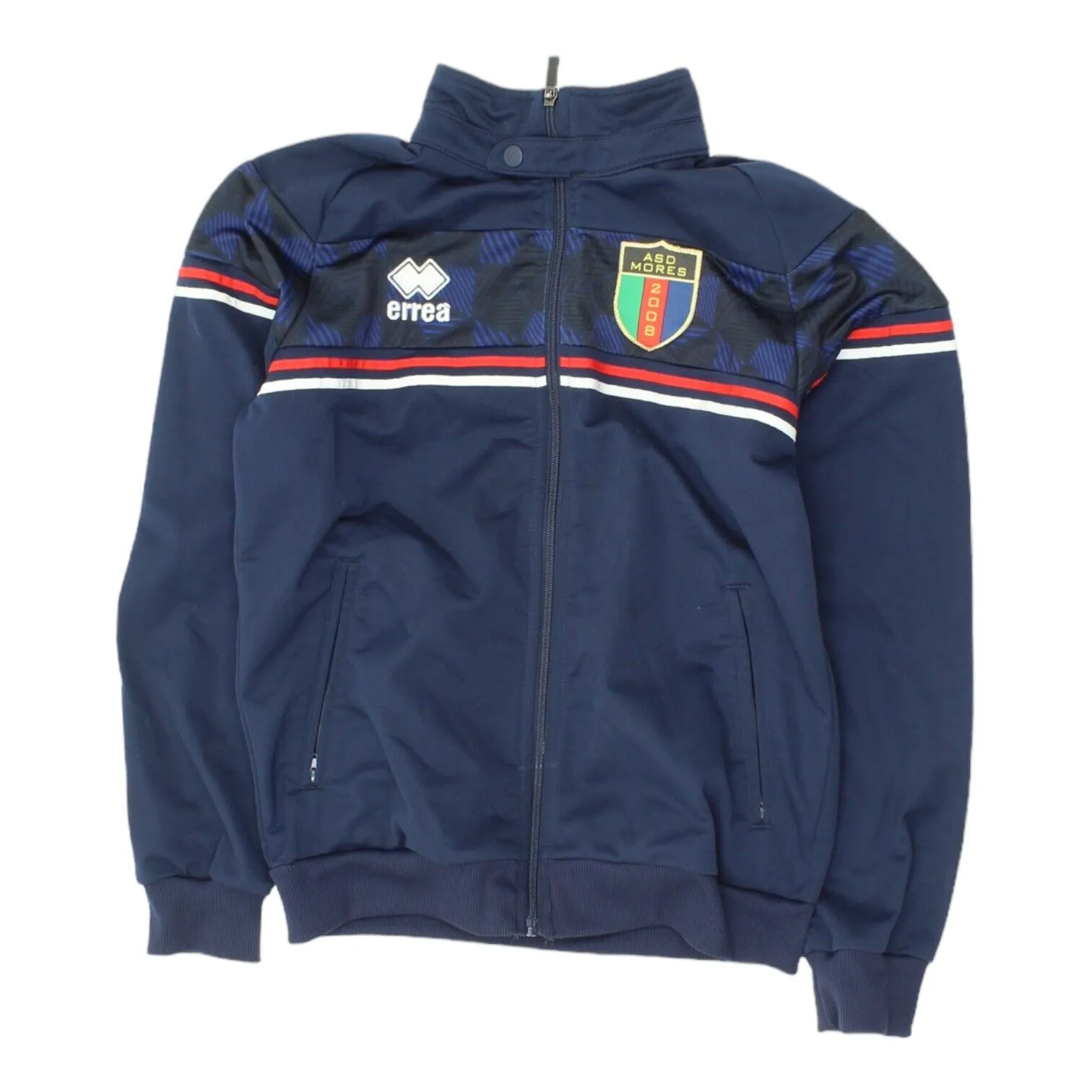 ASD Mores Mens Navy Errea Track Jacket | Vintage Italian Football Tracksuit Top