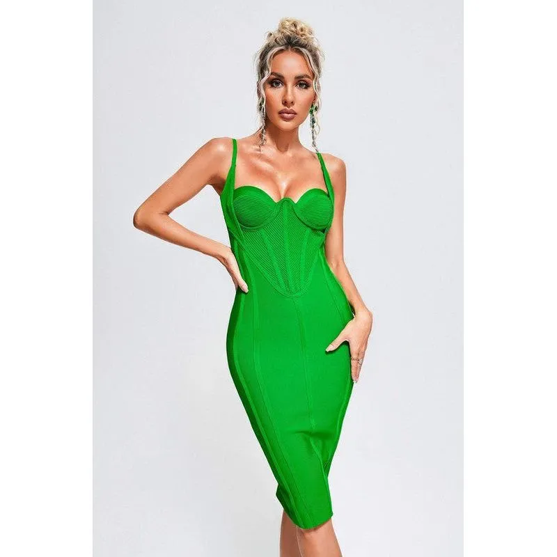 Athina corset bandage mini dress