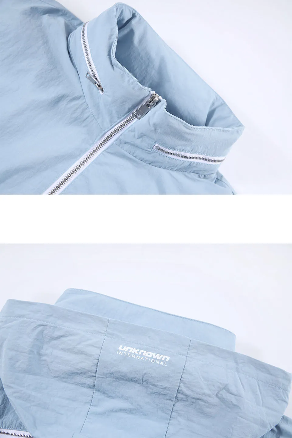 Baby Blue / White Track Jacket