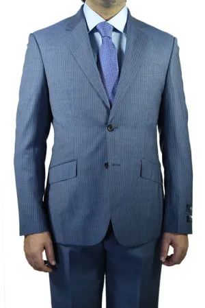 Berragamo "Modern" New Blue Pinstripe Slim Fit Suit