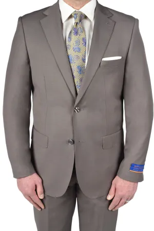 Berragamo "Napoli" Solid Light Grey 2-Button Notch Suit