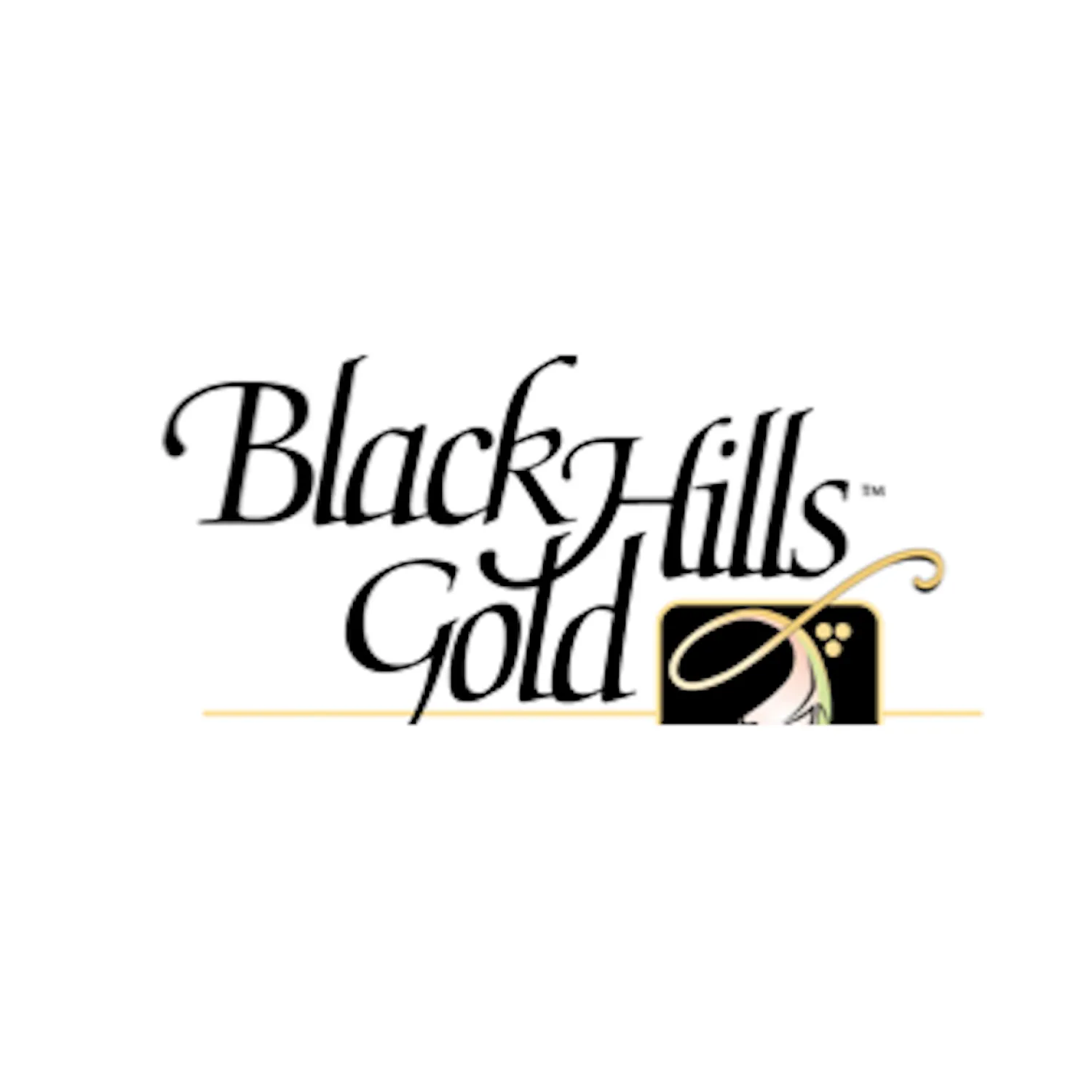 Black Hills Gold Black Bangle Bracelet