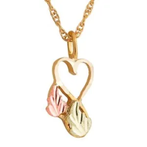 Black Hills Gold Heart Necklace