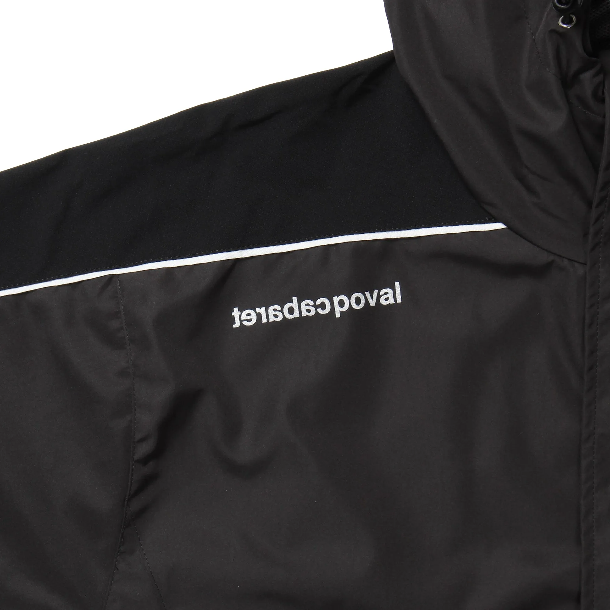 Breathable Hooded Track Jacket (Black)