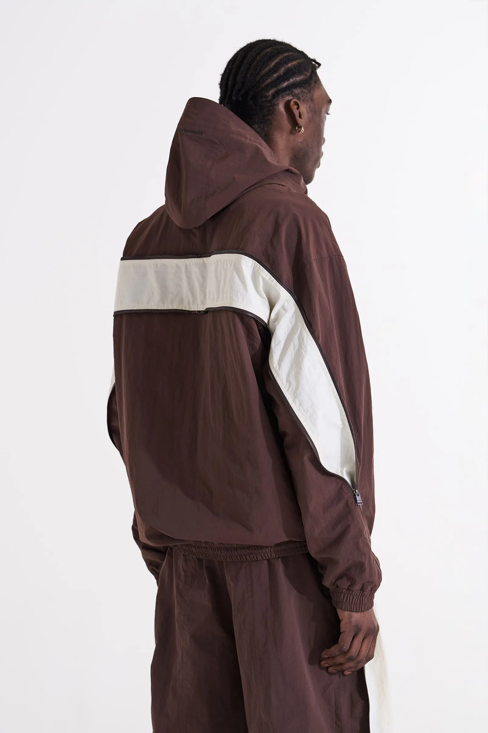 Brown / Cream Track Jacket