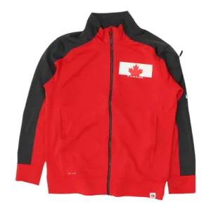 Canada Hockey Mens Red Nike Training Jacket | Vintage Sportswear Track Top VTG