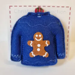 Christmas Jumper Hanging Decoration - by Lucy Jackson