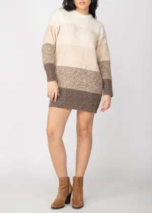 Colorblock Sweater Dress