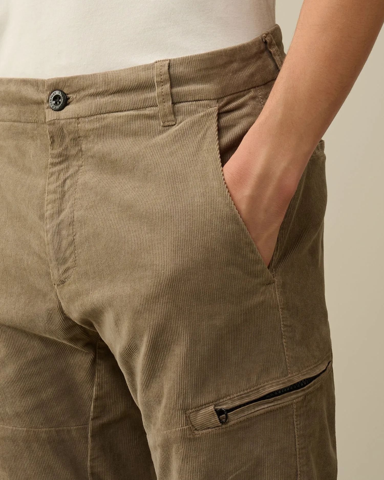 Corduroy Ergonomic Pants - Walnut