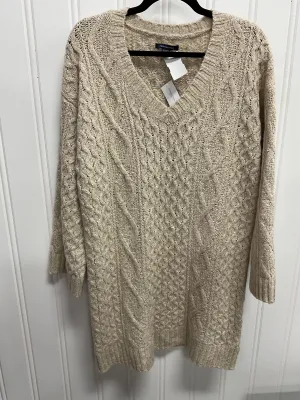 Dress Sweater By American Eagle In Beige, Size: Xl