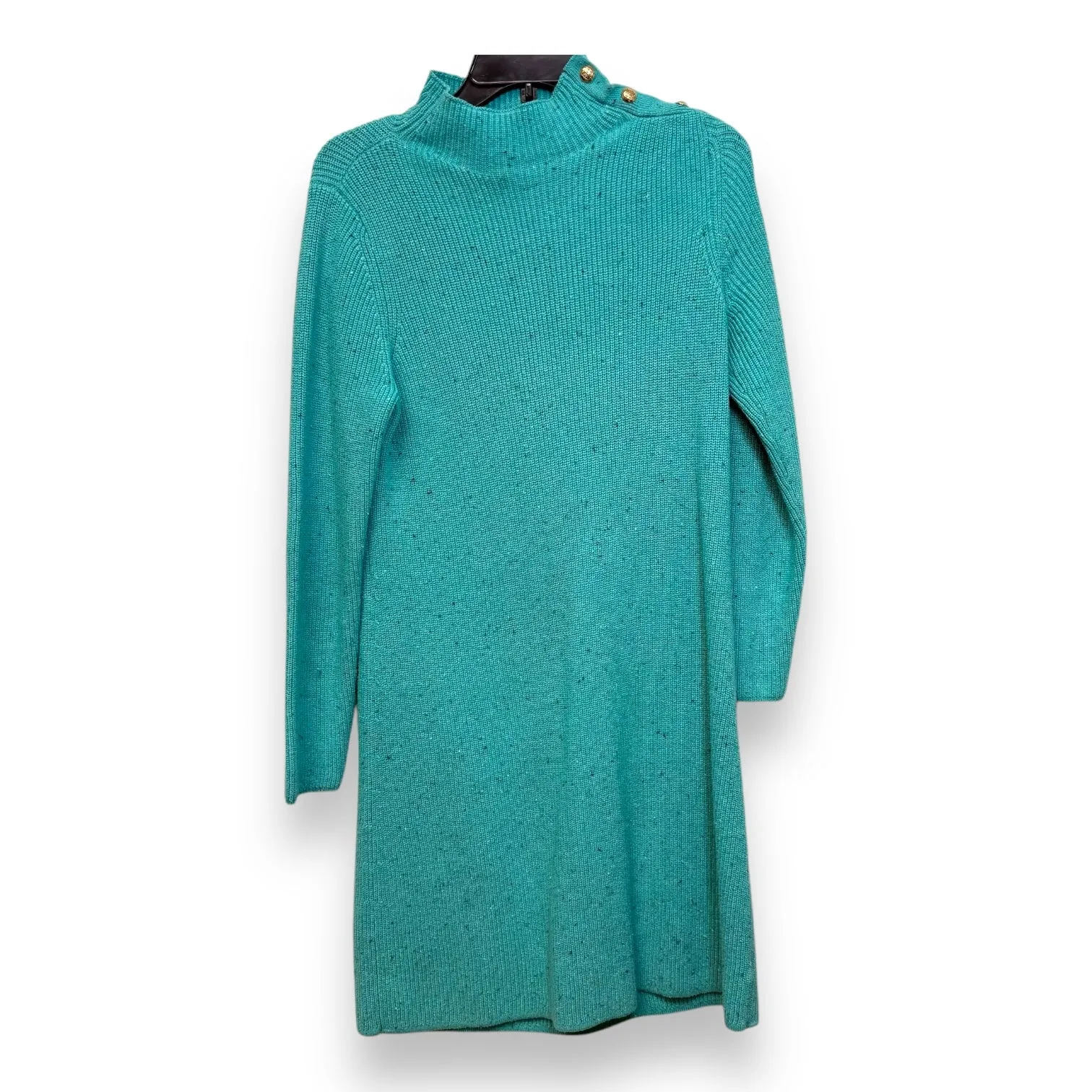 Dress Sweater By Talbots In Aqua, Size: M