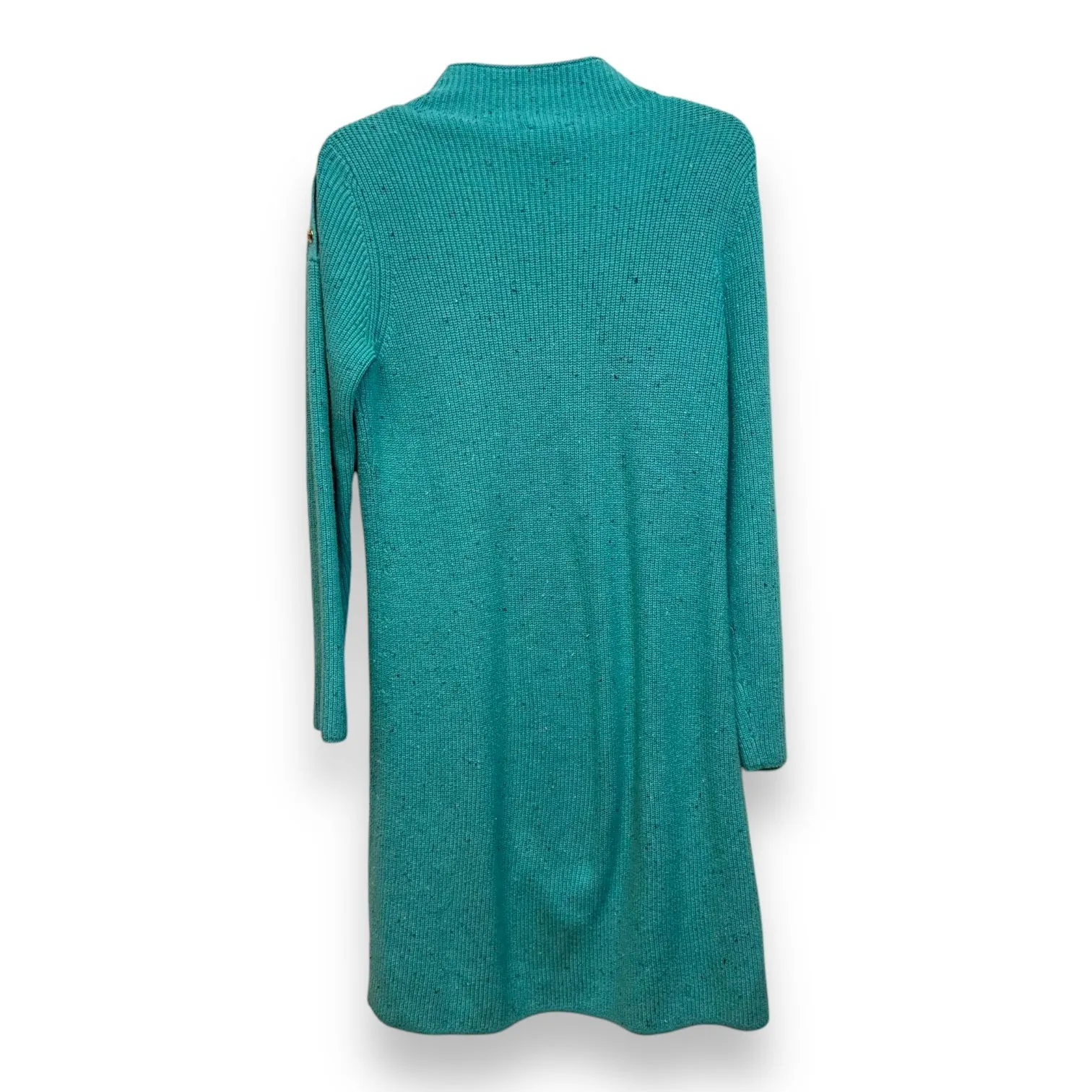 Dress Sweater By Talbots In Aqua, Size: M