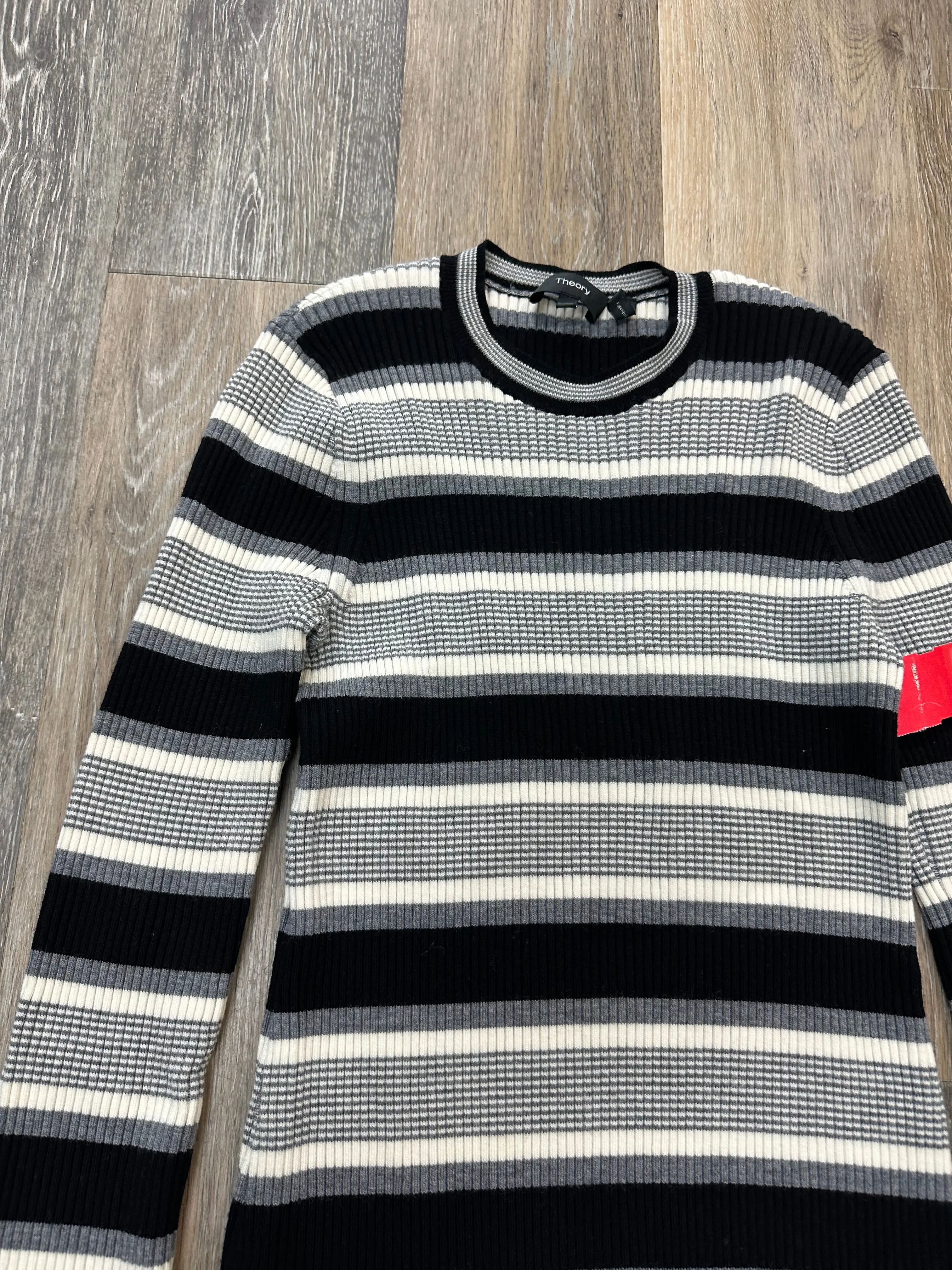 Dress Sweater By Theory In Striped Pattern, Size: S