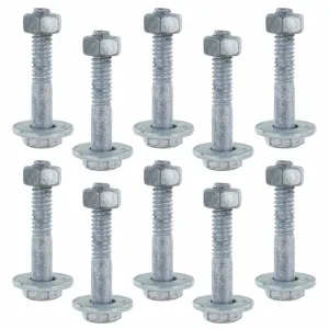 E-Track Fastener Pack 1-1/2" Hex Bolt, Nut & Washer (10 pk)