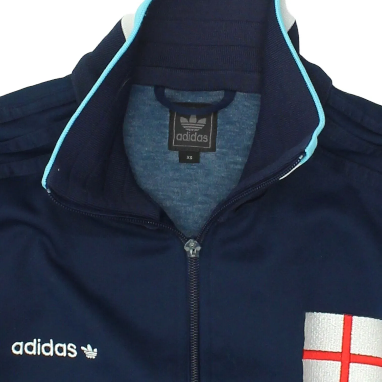 England Euro 96 Host Nation Adidas Mens Navy Track Jacket | Vintage Sportswear