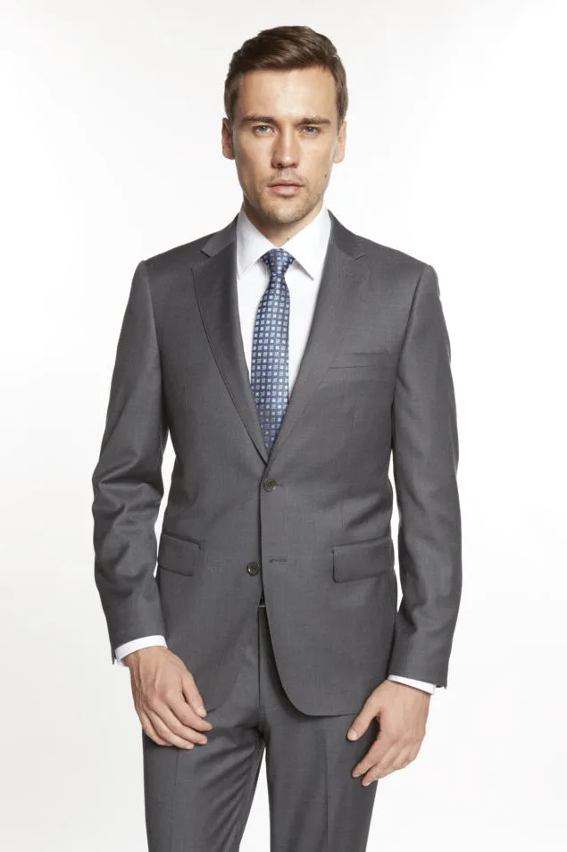 Enzo Solid Grey Suit