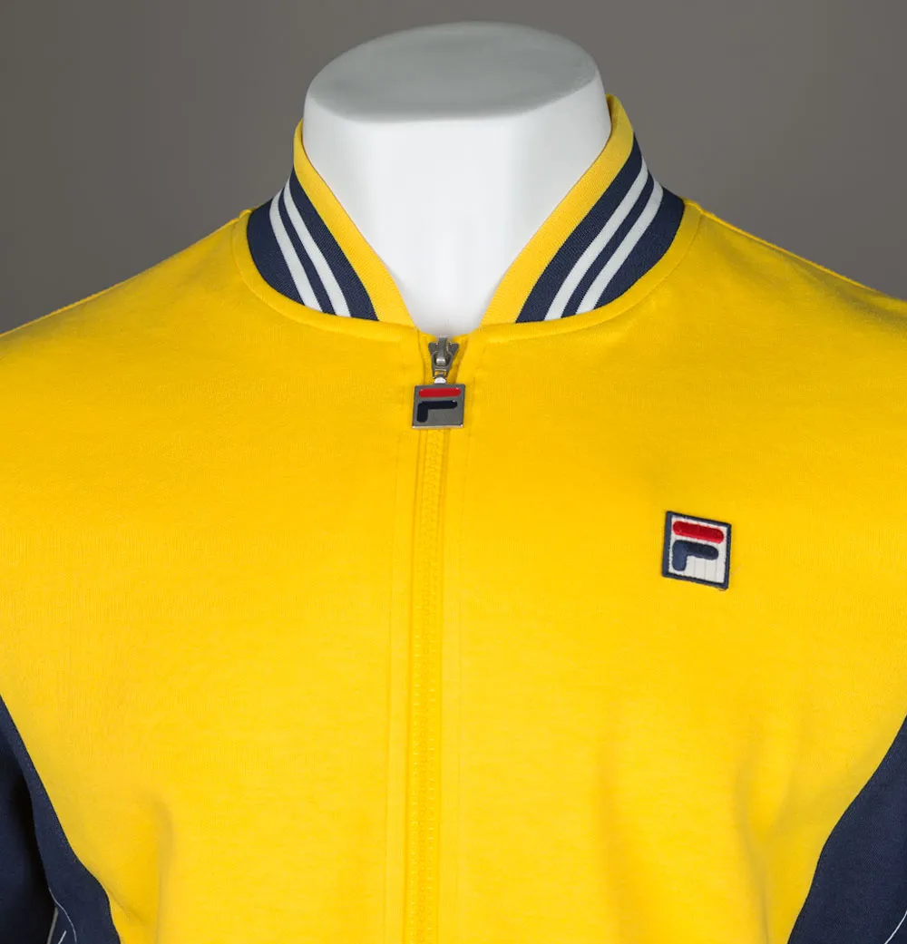 Fila Vintage Settanta Track Jacket High Visability Yellow/Fila Navy/Gardenia