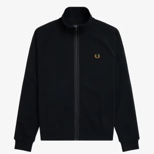 Fred Perry Knitted Tape Track Jacket - Black