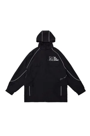 Functional Embroidery Track Jacket