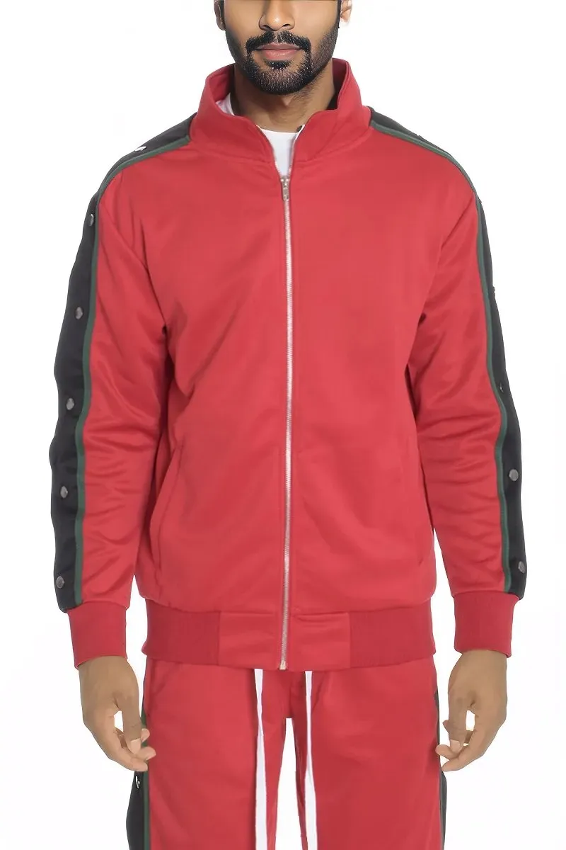 Jordann Snap Button Track Jacket