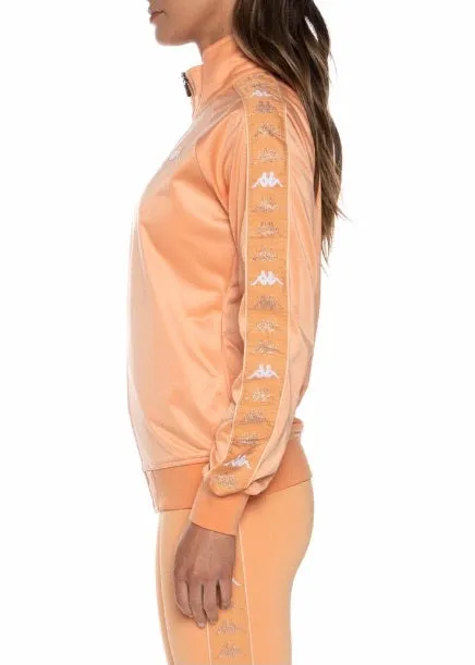 Kappa 222 Banda Blaston Track Jacket (Peach/White/Pink Blush) 32142LW