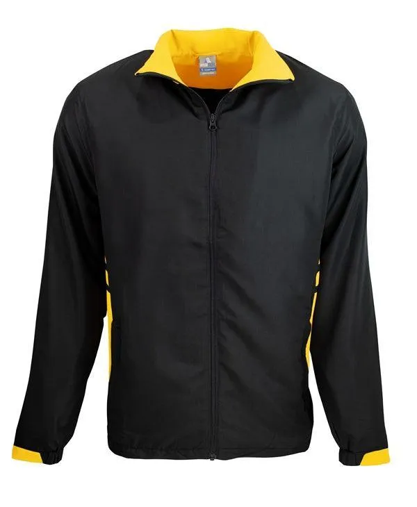 Kids Tasman Track Top Black/Gold