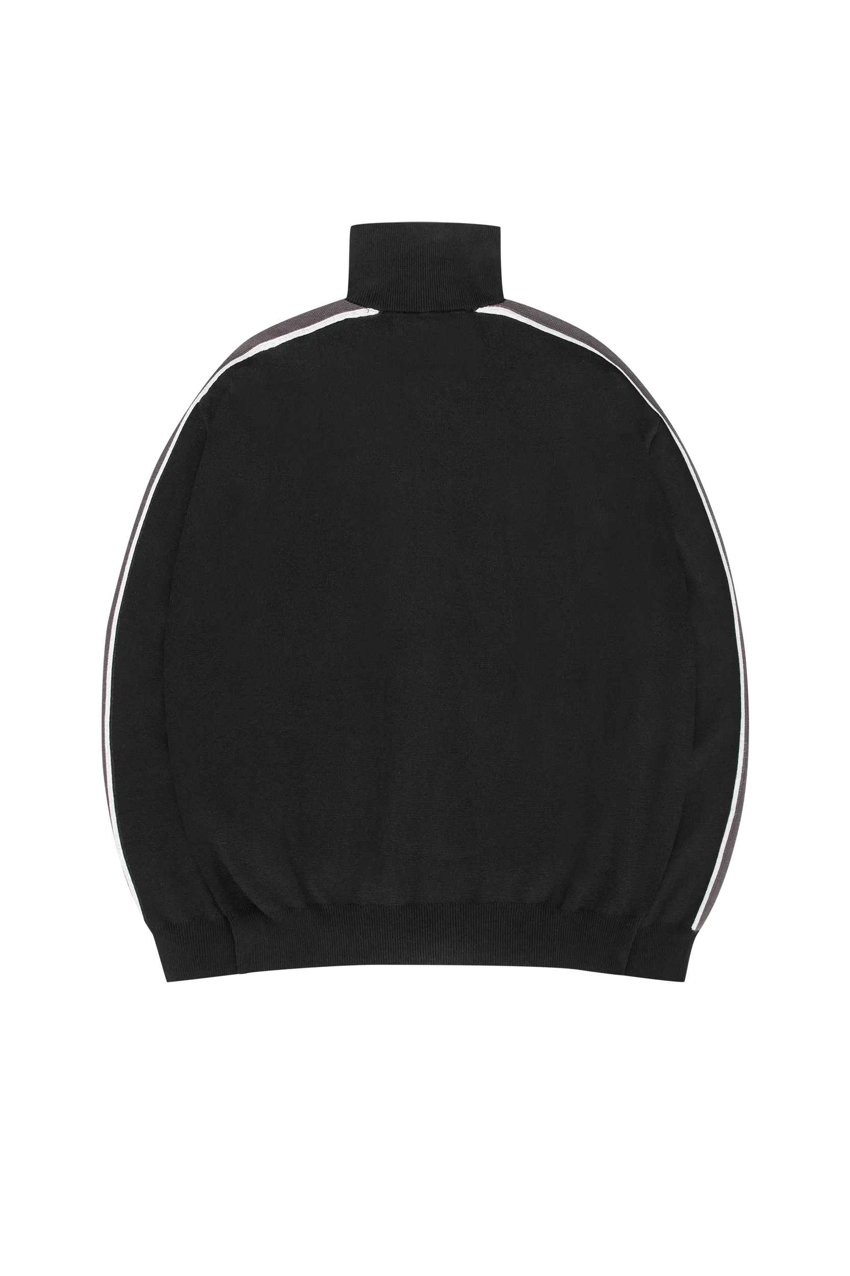 KNIT TRACK JACKET BLACK