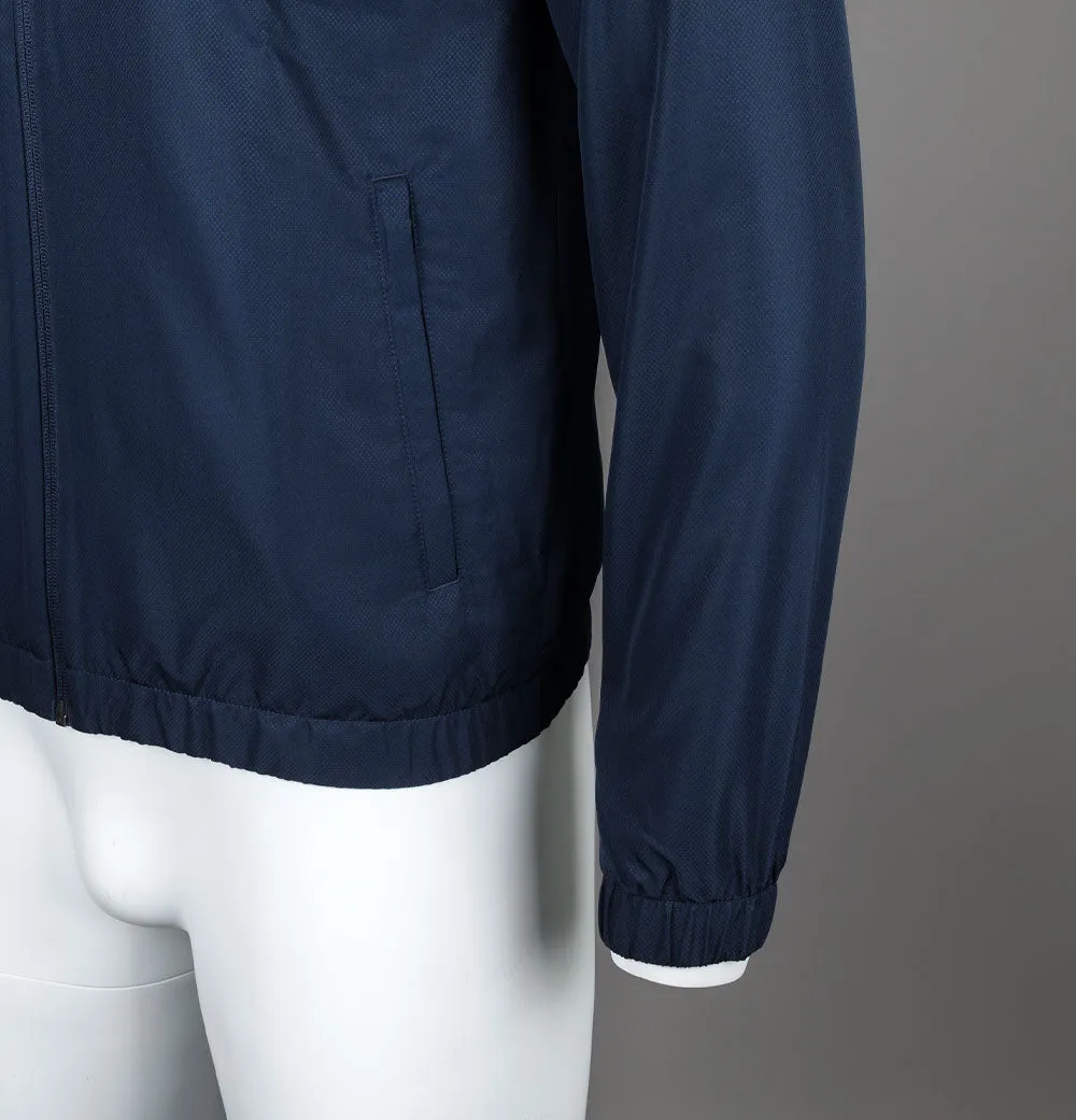 Lacoste Water Repellent Sports Track Jacket Navy