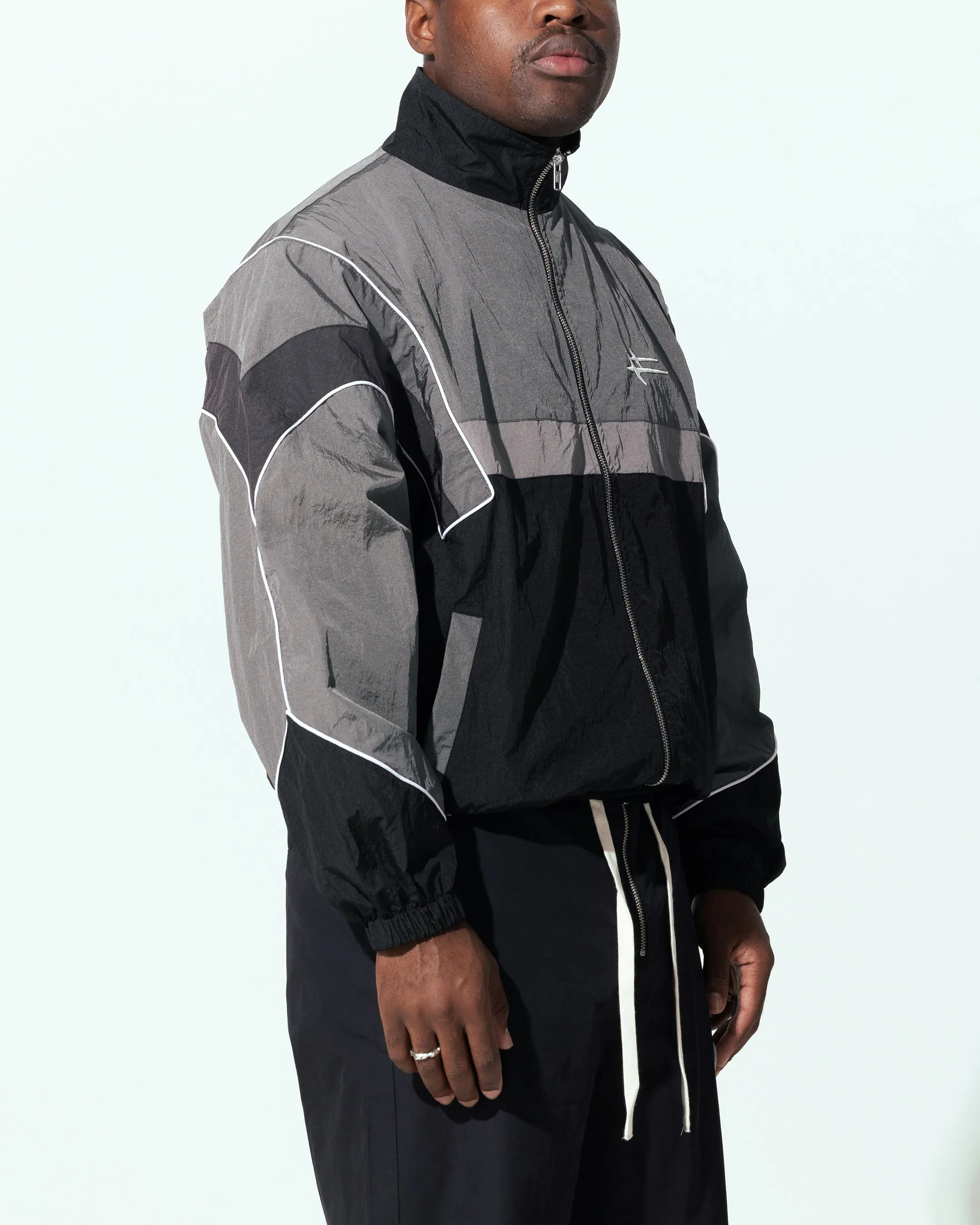 Loiter Axel Track Jacket Black/Grey