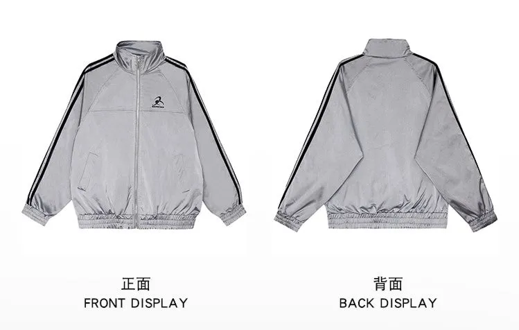 Loose Casual Track Jacket