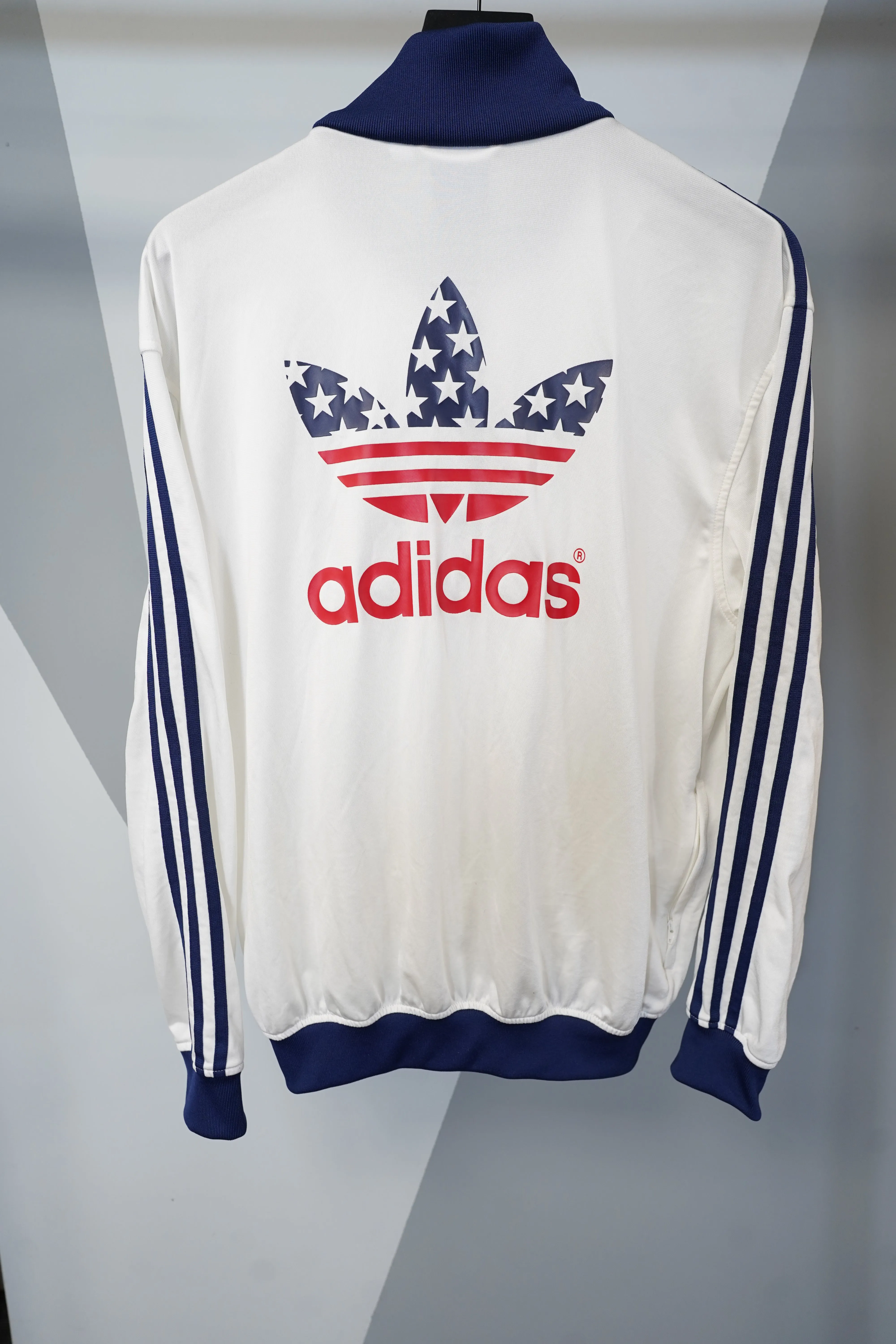 (M) Patriotic Adidas Track Jacket