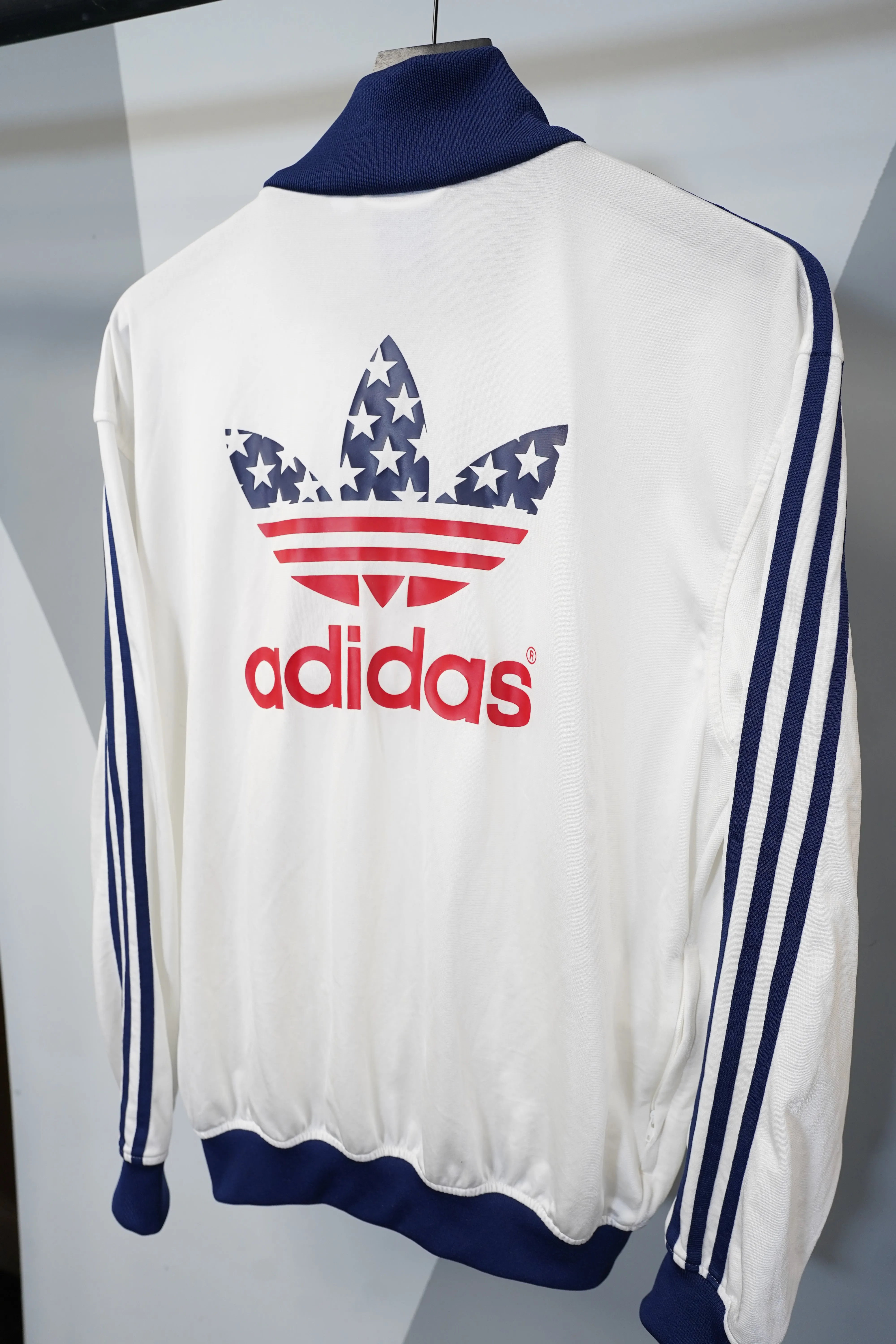 (M) Patriotic Adidas Track Jacket