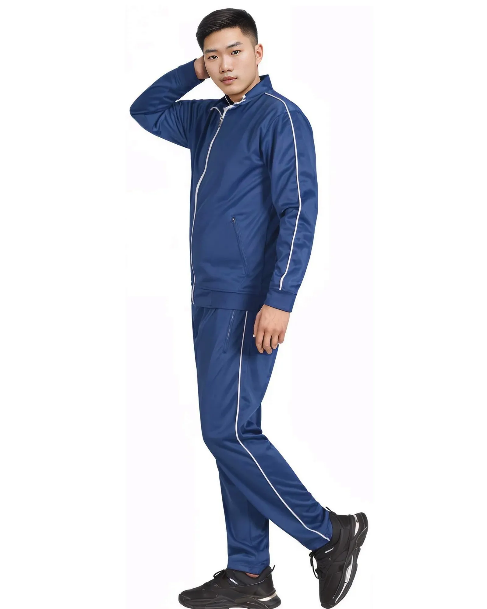 Men's casual Tracksuit plain season round Matching Outfit