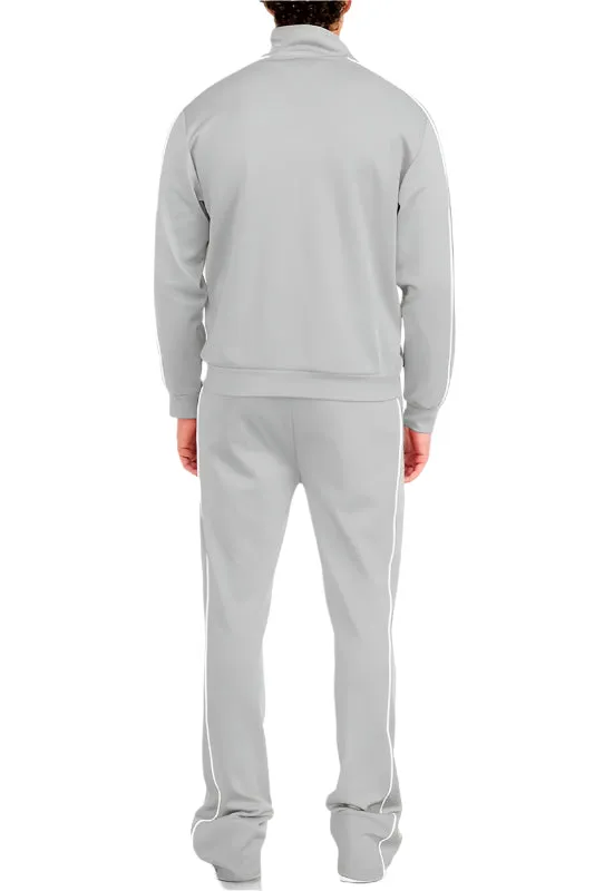 Mens Side Pipe Track Jacket and Pants Set