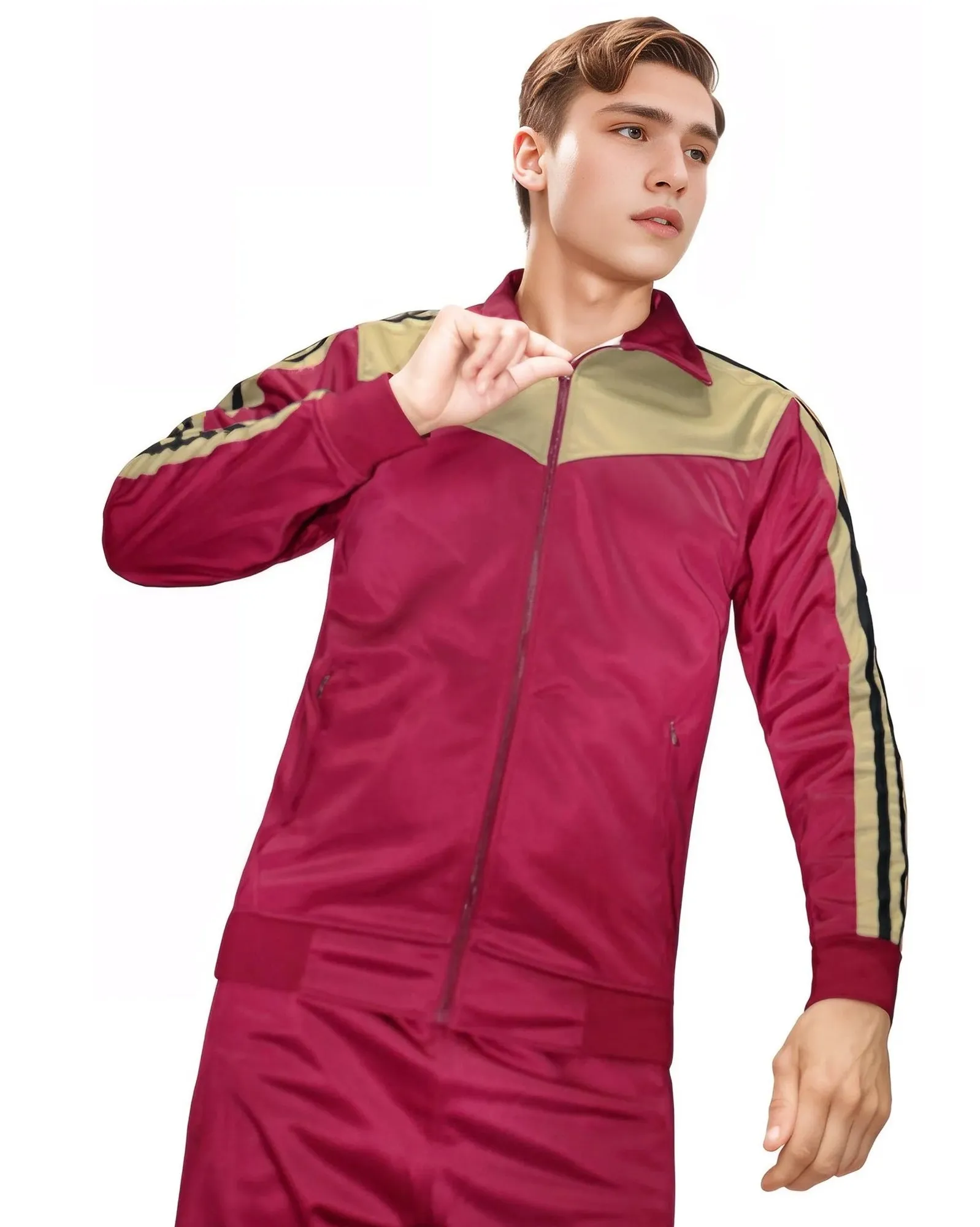 Men's Soft Athletic Tracksuit GYM Active Suit